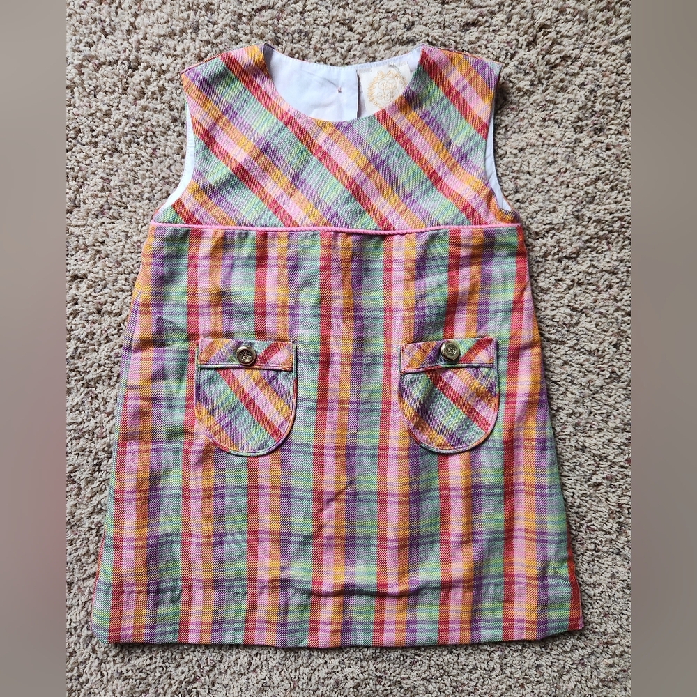 The Beaufort Bonnet Company Jill Jumper Dress Girls 4t NWT
